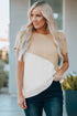 Crew Neck Colorblock Tee